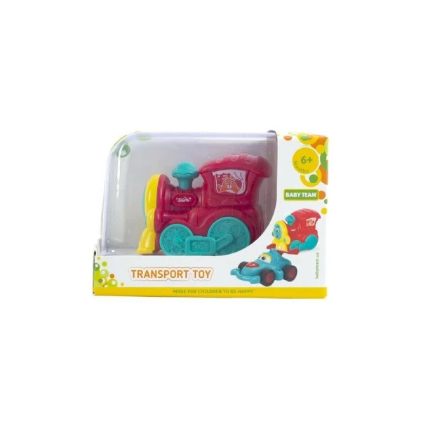 Купить Игрушка транспорт Паровозик Baby Team 8620 Красный Артикул: 2000999541056 Фото №2
