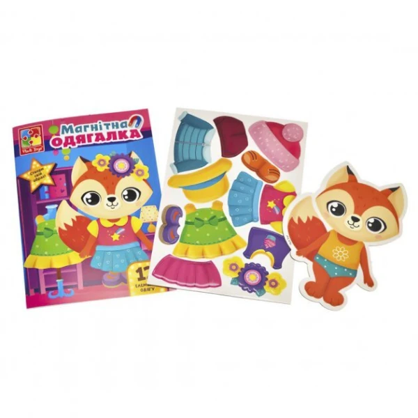 Купить Магнитная игра "Лисичка" в папке Vladi Toys VT3204-33 (4820234763481) Артикул: 4820234763481 Фото №1