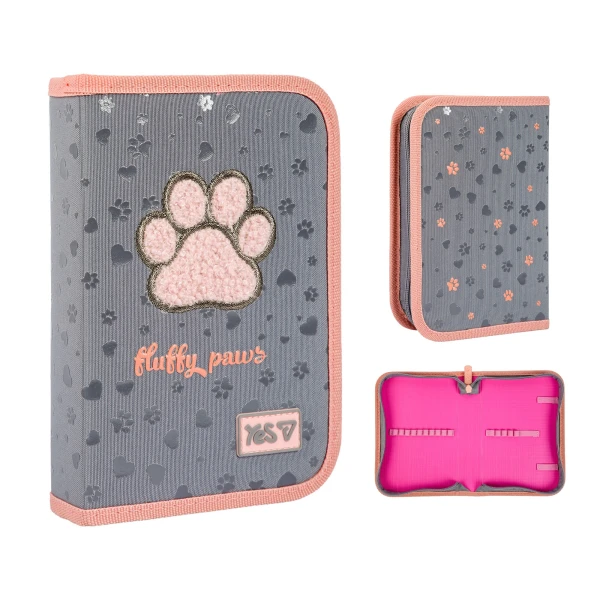 Купить Пенал жесткий одинарный Cute paws Yes 533866 Разноцветный Артикул: 5056574471680 Фото №1