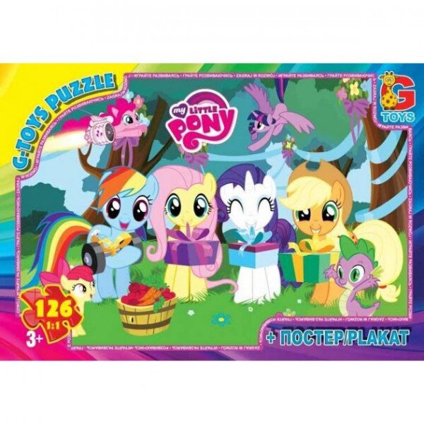 Пазли ТМ &quot;G-Toys&quot; із серії &quot;My little Pony&quot; (Маленька поні), 117 ел. MLP012 (4824687632240)