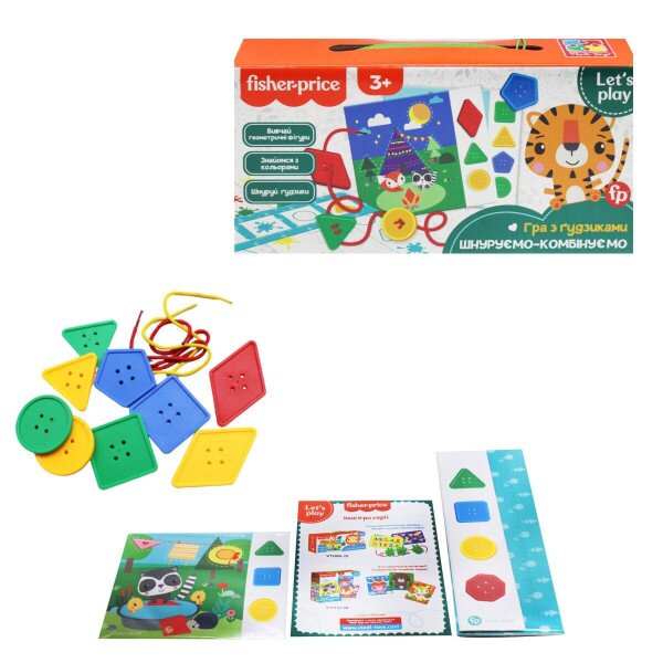 Игра настольная &quot;игра с пуговицами. Шнуруйте-комбинируем&quot; VT2905-24 (4820234761913)