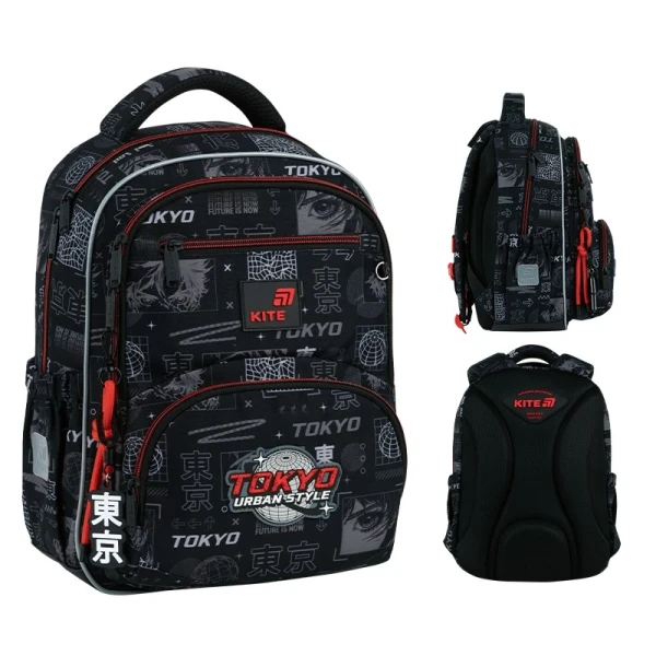 Купить Рюкзак школьный для мальчика Education Tokyo Kite K26-773M-5 Разноцветный Артикул: 4063276267412 Фото №1