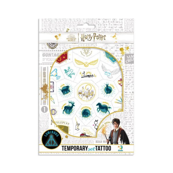 Купить Набор детских временных татуировок «Harry Potter. Символы» Dodo 200505 Разноцветный Артикул: 4823115908544 Фото №1