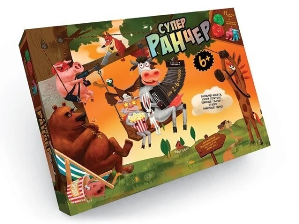 Игра настольная большая &quot;Супер Ранчер&quot; укр. 8357 G-SR-01-01U (2000901305936)
