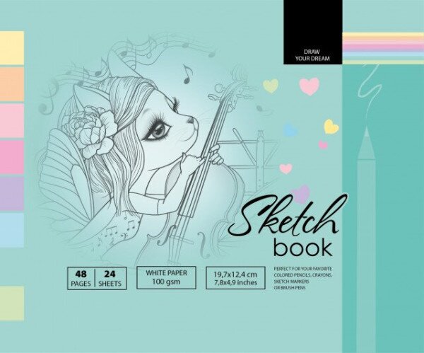 Скетчбук Fresh 21394 Різнокольоровий