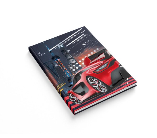 Блокнот Лист 96арк Красный спорткар (4402647032981)(SC)