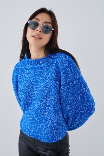 Купить Джемпер однотонный женский Femme 10100 One Size Электрик (2000990184467W) Артикул: 2000990184467 Фото №4