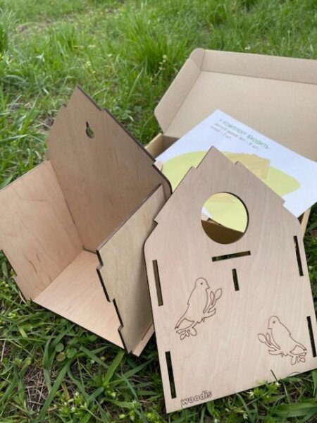 Купить Скворечник для птичек Woodis 23х21х17 см Ш-01 (2000989669449) Артикул: 2000989669449 Фото №4