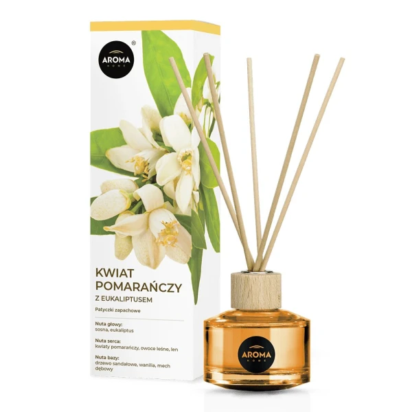 Купить Ароматические палочки Aroma Home 927665 Цветы апельсина с эквалиптом 50 мл (5907718927665) Артикул: 5907718927665