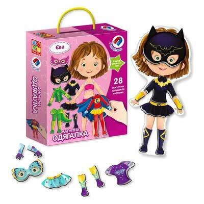 Магнітна одягалка &quot;Єва&quot; Vladi Toys VT3702-08 (4820195055960)