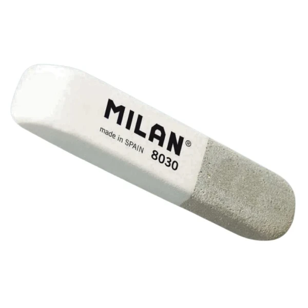 Гумка MILAN 8030 Сіро-білий