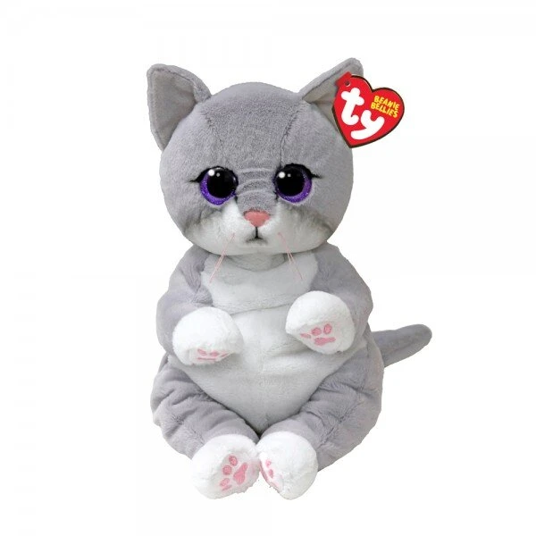 М&#039;яка іграшка TY BEANIE BELLIES Сіре кошеня &quot;MORGAN&quot; 43203 25 см Різнокольоровий