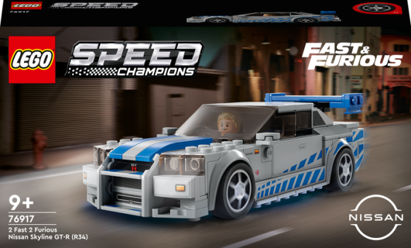 Конструктор LEGO &quot;Двойной форсаж&quot; Nissan Skyline 76917 319 деталей Разноцветный
