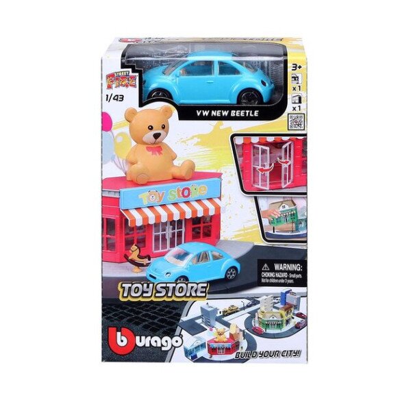 Купить Игровой набор серии Bburago City-Магазин игрушек 18-31510 Разноцветный Артикул: 4893993315109 Фото №1