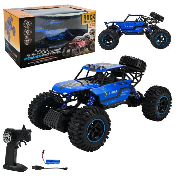 Купить Машина на радиоуправлении POWERMOTORS PM3403 Синий Артикул: 6906231373378 Фото №1