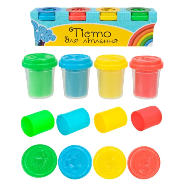Игрушечный набор для творчества «тесто для лепки» PL-0607-013 Разноцветный
