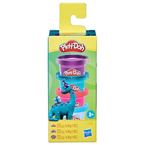 4 баночки з масою для ліплення Play-Doh F7570 Різнокольоровий