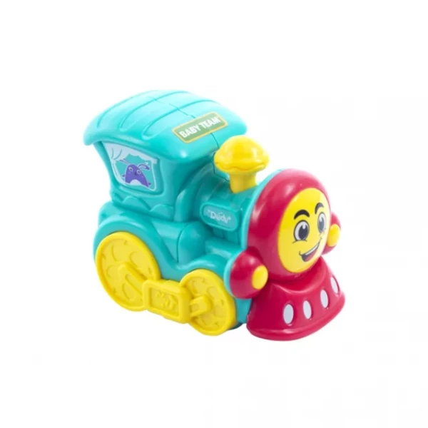 Купить Игрушка транспорт Паровозик Baby Team 8620 Бирюзовый Артикул: 4824428086202 Фото №1