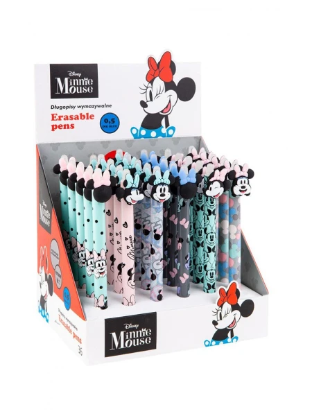 Ручка автомат &quot;пиши-стирай&quot; MINNIE MOUSE Malevarо 18788PTR 36 шт Синій (5903686318788)(SC)