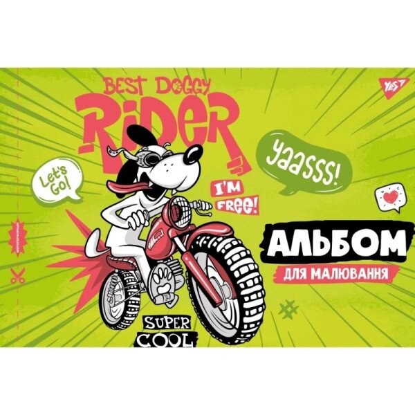 Альбом для малювання YES 130482 Різнокольоровий (2000990641243)(SC)