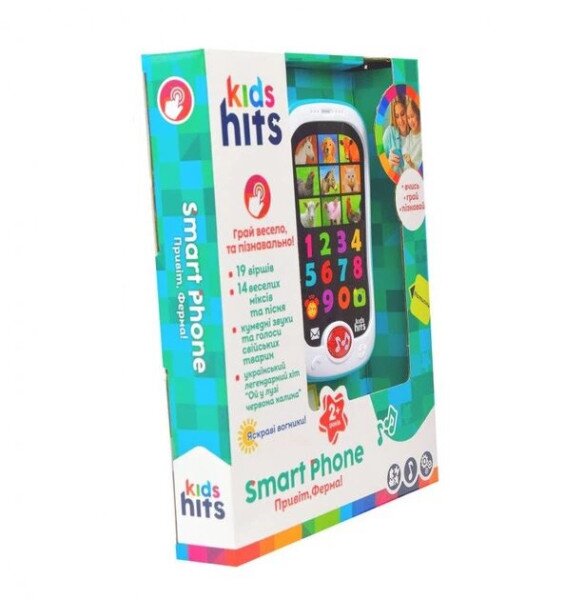 Купити Іграшка музичний телефон Kids Hits KH03/001 Блакитний Артикул: 6904182558318 Фото №2