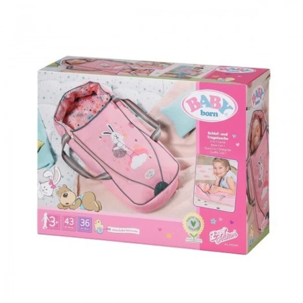Люлька-переноска для ляльки 2в1 &quot;Солодкі сни&quot; BABY BORN 832448 Різнокольоровий