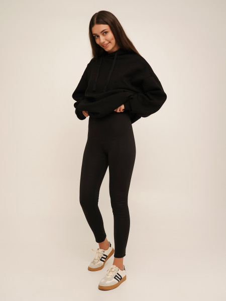 Купити Лосини однотонні жіночі LAWA WBC02346 XS Чорний Артикул: 2000990281555 Фото №2