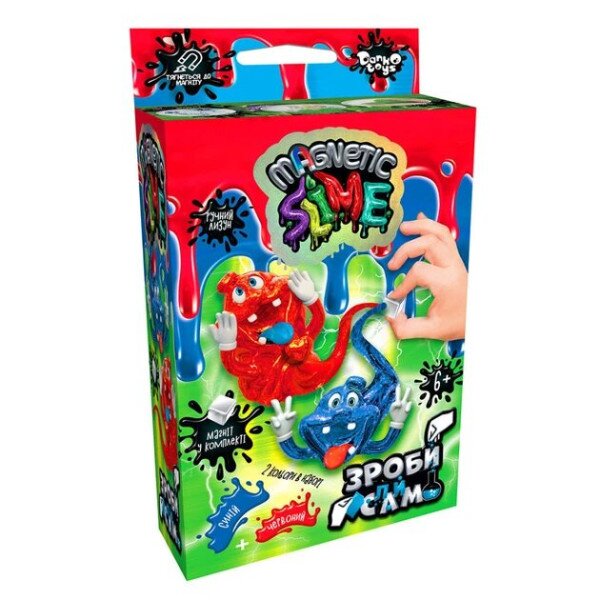 Купить Набор для проведения опытов "Crazy Slime Magnetic" мини SLM-Mg-02-01U,02U Разноцветный Артикул: 2000996105558 Фото №2