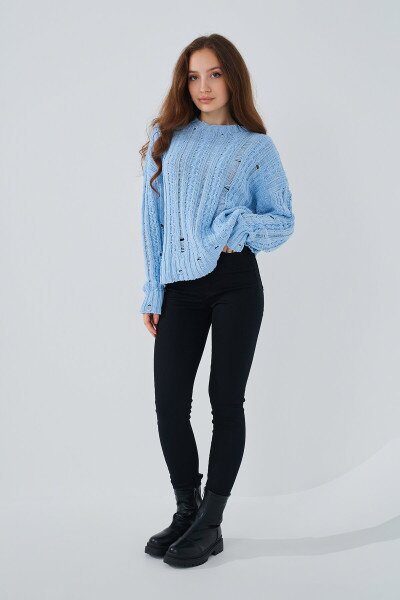 Купить Джинсы Slim Fit женские On me 2856 baza 32 Черный (2000989492214D) Артикул: 2000989492214 Фото №2