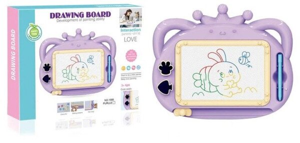 Купити Магнітна дошка для малювання DIY TOYS з короною CJ-3974319 Різнокольоровий Артикул: 6900068961098 Фото №1