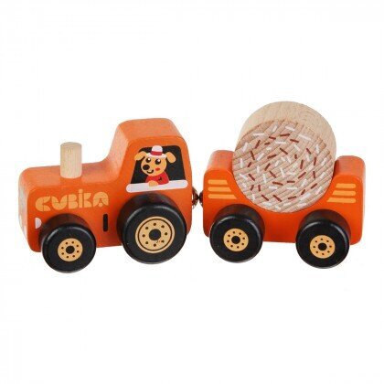 Деревянная игрушка Cubika Трактор 15351 (2000903532521)