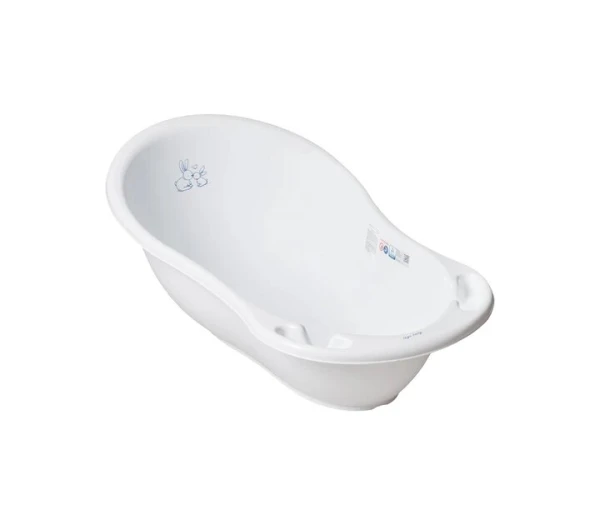 Купить Ванночка со сливом детская "Зайчики" TEGA KR-004-103 86 см Белый Артикул: 5902963008053 Фото №1