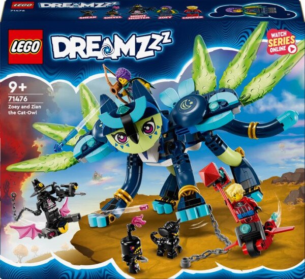 Конструктор LEGO Зоуи и котосовая Зиан 71476 437 деталей Разноцветный