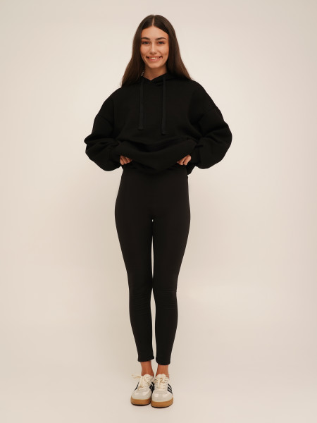 Купити Лосини однотонні жіночі LAWA WBC02346 XS Чорний Артикул: 2000990281555 Фото №3