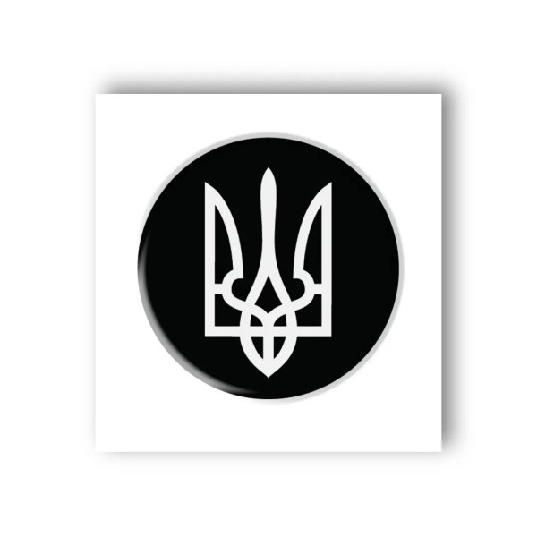 3D-стікер &quot;Герб чорно-білий&quot; Tattooshka SX-82 (4829000011719)