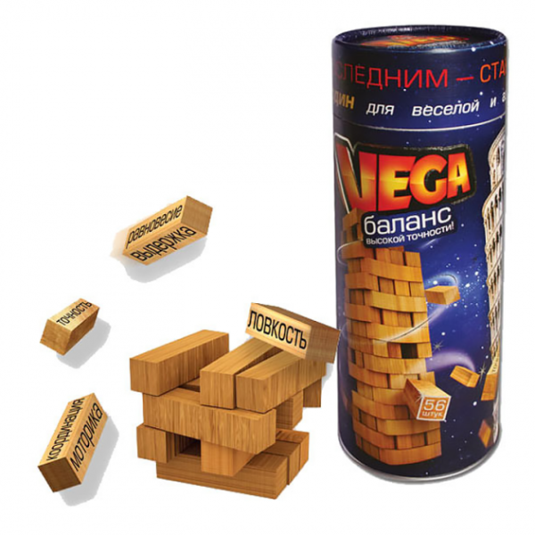 Настільна гра Danko Toys Дженга Vega Пізанська вежа (DTVG-01U) (2400572187013)