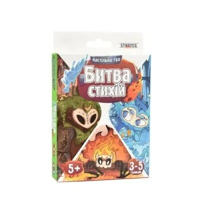 Настольная карточная игра &quot;Битва стихий&quot; Strateg 30475