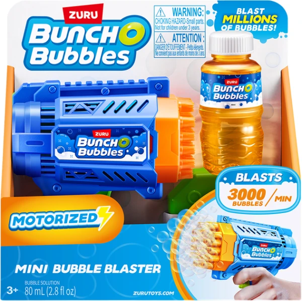 Ігровий набір BUNCH O BUBBLES серії &quot;Mini&quot; S1-БЛАСТЕР З МИЛЬНИМИ БУЛЬБАШКАМИ 11347 Різнокольоровий