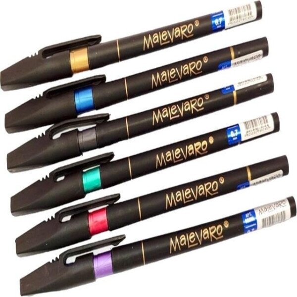 Ручка масляна BLACK ELEGANCE Malevarо 903ML 12 шт Синій (4820252760745)(SC)
