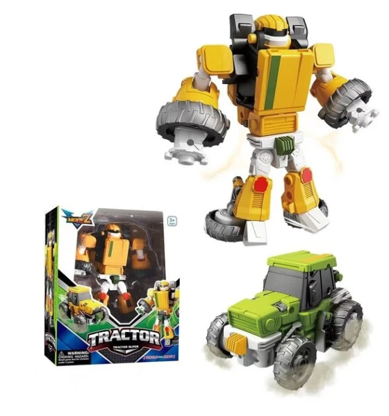 Купить Игрушка Робот-трансформер Трактор DIY TOYS CJ-2290464 Салатовый Артикул: 6900068961036 Фото №1