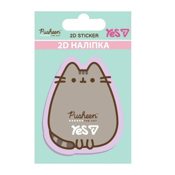 Купить Наклейка 2D «Pusheen» YES 708518 Разноцветный Артикул: 5056574461186 Фото №1