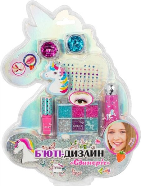 Купити Набір косметики для дівчат "Єдиноріг"  Lukky T20720 Різнокольоровий Артикул: 4895240700751 Фото №1