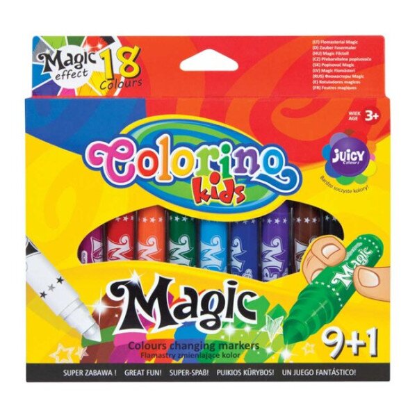 Фломастеры Магические COLORINO 34630PTR 10 цветов (5907690834630)(SC)