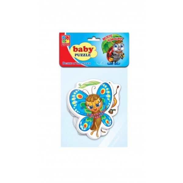 Бейби пазлы &quot;Веселые букашки&quot; Vladi Toys VT1106-82 (4820174840075)