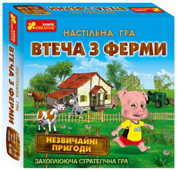 Купити Настільна гра. Втеча з ферми Ranok Creative 19120057У Різнокольоровий Артикул: 4823076142315 Фото №1