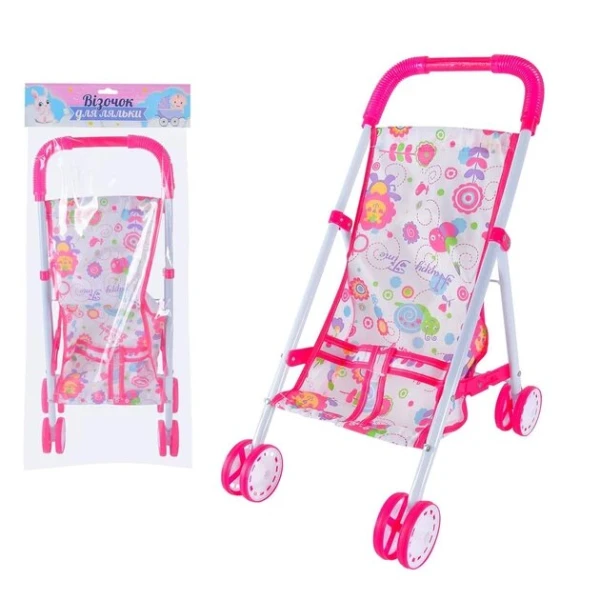 Купить Игрушка Коляска-трость для куклы 935B-6 Разноцветный Артикул: 6968237430455 Фото №1