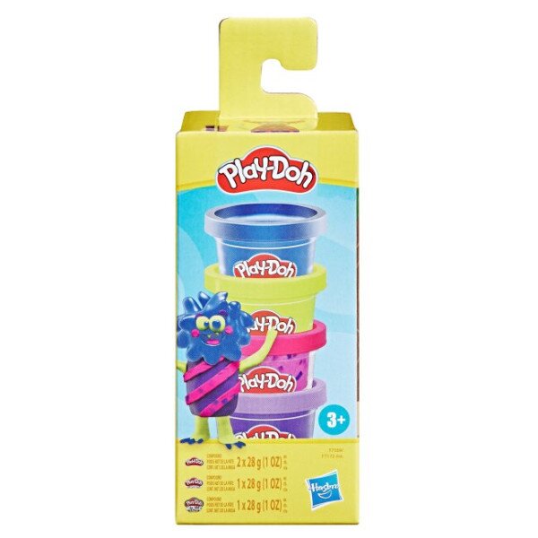 4 баночки з масою для ліплення Play-Doh F7569 Різнокольоровий