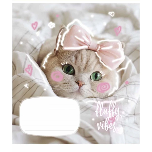Тетрадь ученическая &quot;Fluffy vibes&quot; Star 018-3546K 18 л. Разноцветный