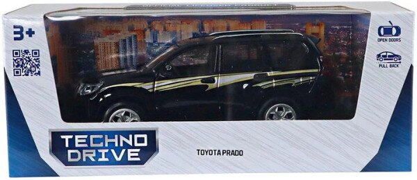 Купити Автомодель TOYOTA PRADO TechnoDrive KM6189D Чорний Артикул: 6974465202115 Фото №3