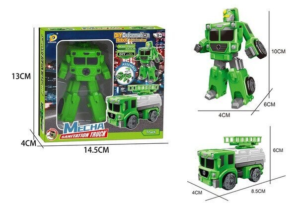 Купить Робот-трансформер DIY TOYS CJ-2168683 Разноцветный Артикул: 6900068093737 Фото №1